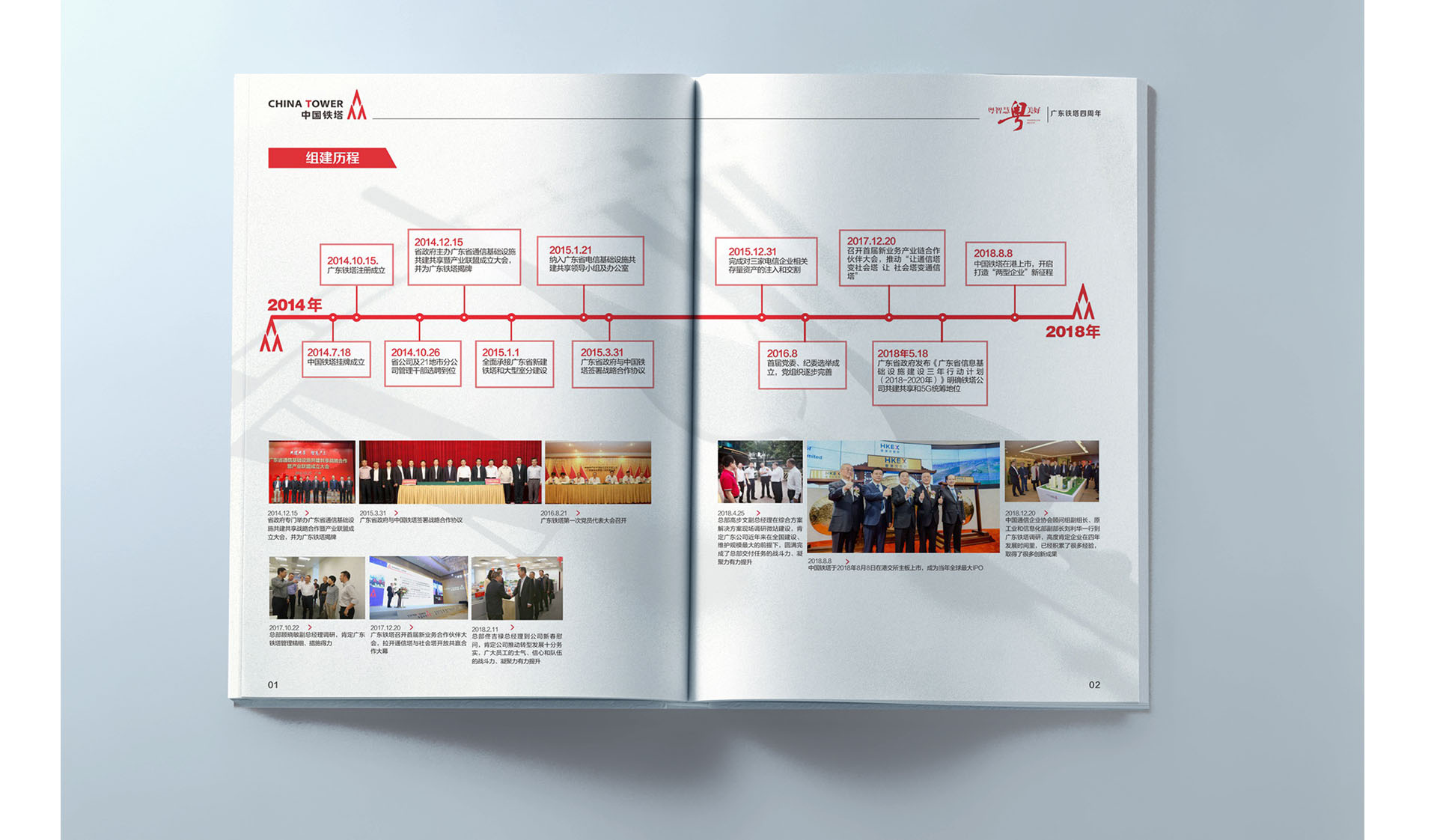 中国铁塔广东公司画册